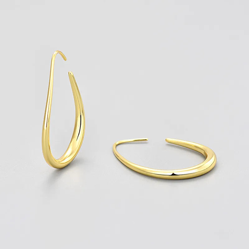 Κρεμαστά Σκουλαρίκια Σταγόνα από Χαλκό 3.9 cm (E1682)