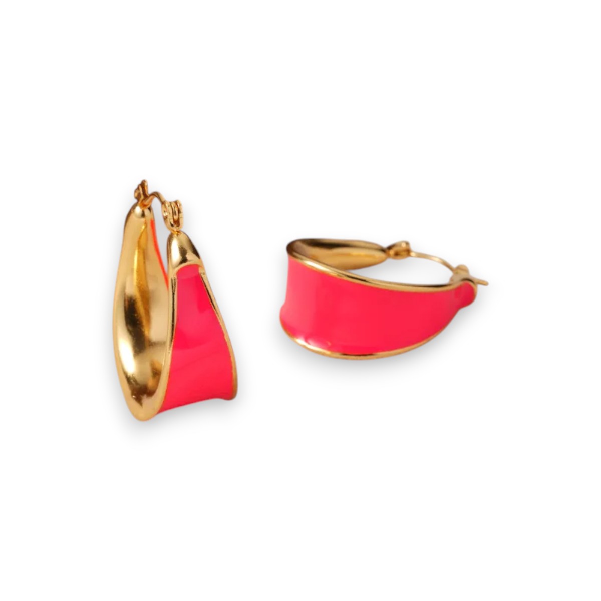 Ατσάλινα Σκουλαρίκια 2.7 cm (E1732)