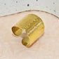 Ατσάλινο δαχτυλίδι επιχρυσωμένο 18k (R1350)
