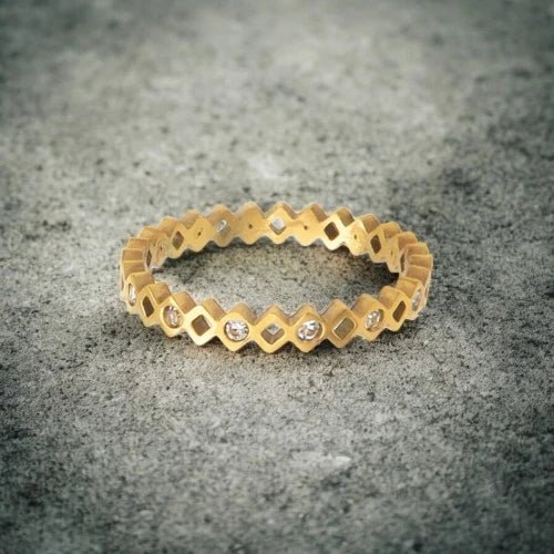 Ατσάλινο δαχτυλίδι ολόβερο (R3069) - charmy.gr