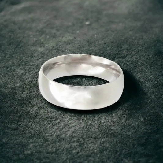 Ατσάλινο δαχτυλίδι χρώμα ασημί (R3064) - charmy.gr