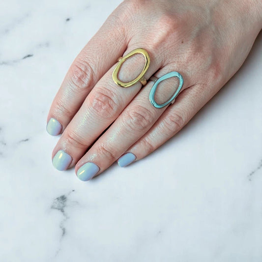 Ατσάλινο ρυθμιζόμενο δαχτυλίδι (R1412) - charmy.gr