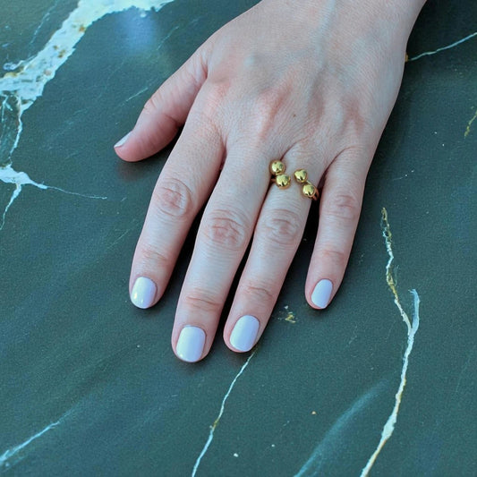 Ατσάλινο ρυθμιζόμενο δαχτυλίδι (R1425) - charmy.gr