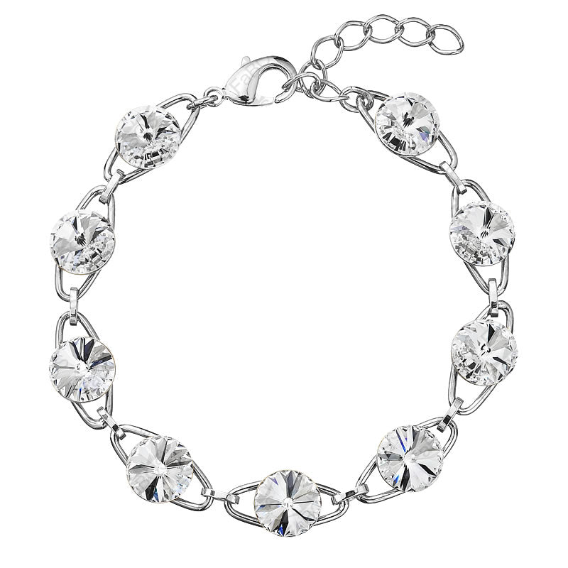 Βραχιόλι από ορείχαλκο με κρύσταλλα Swarovski (F1105) - charmy.gr