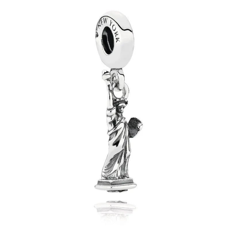 Charm από Ασήμι 925 – Άγαλμα της Ελευθερίας “New York” (C1261) - charmy.gr