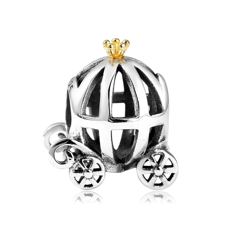Charm από ασήμι 925 άμαξα (C1195) - charmy.gr
