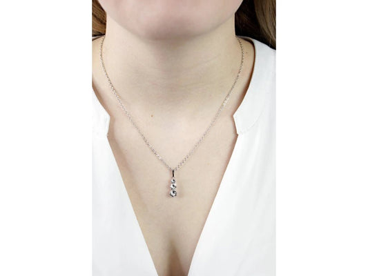 Κολιέ από κράμα μετάλλων με κρύσταλλα Swarovski (J1038) - charmy.gr