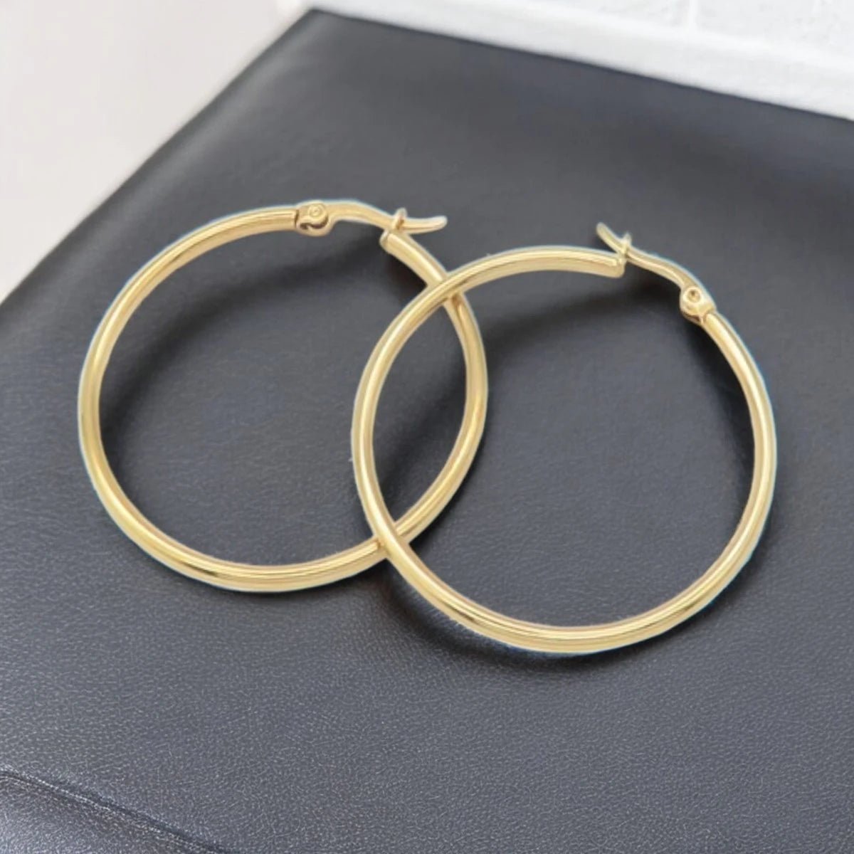 Μεγάλοι Ατσάλινοι Κρίκοι 4.3cm (E3147) - charmy.gr