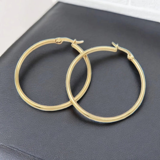 Μεγάλοι Ατσάλινοι Κρίκοι 4.3cm (E3147) - charmy.gr