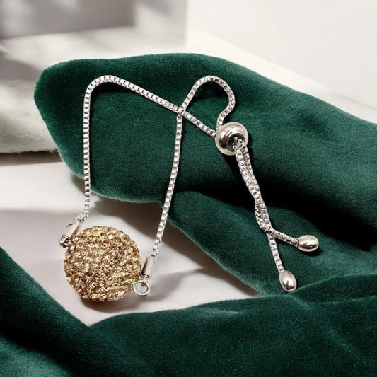 Χειροποίητο βραχιόλι από ορείχαλκο με χρυσά ζιργκόν (B1113) - charmy.gr