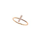 Ατσάλινο δαχτυλίδι με αρχικό γράμμα Ι χρώμα χρυσό (R1212) - ring - charmy.gr