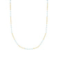 Ατσάλινο μακρύ κολιέ με χάντρες (N1186) - necklace - charmy.gr