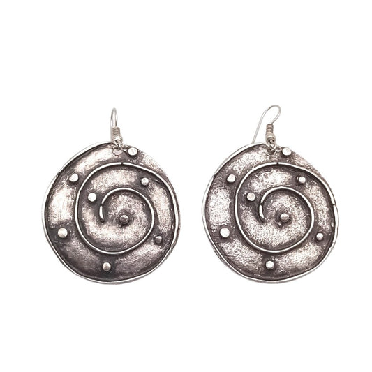 Γυναικεία σκουλαρίκια επαργυρωμένα (E1089) - Earrings - charmy.gr