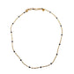 Κολιέ ατσάλινο ροζάριο επιχρυσωμένο (N1117) - necklace - charmy.gr