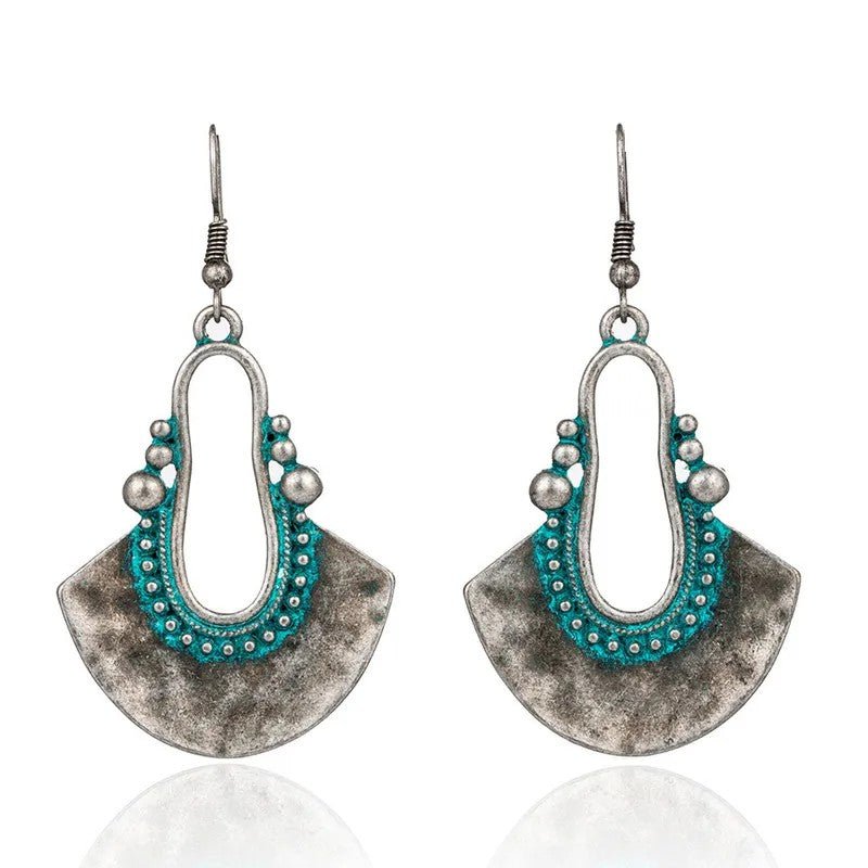 Κρεμαστά σκουλαρίκια boho (E1108) - earrings - charmy.gr