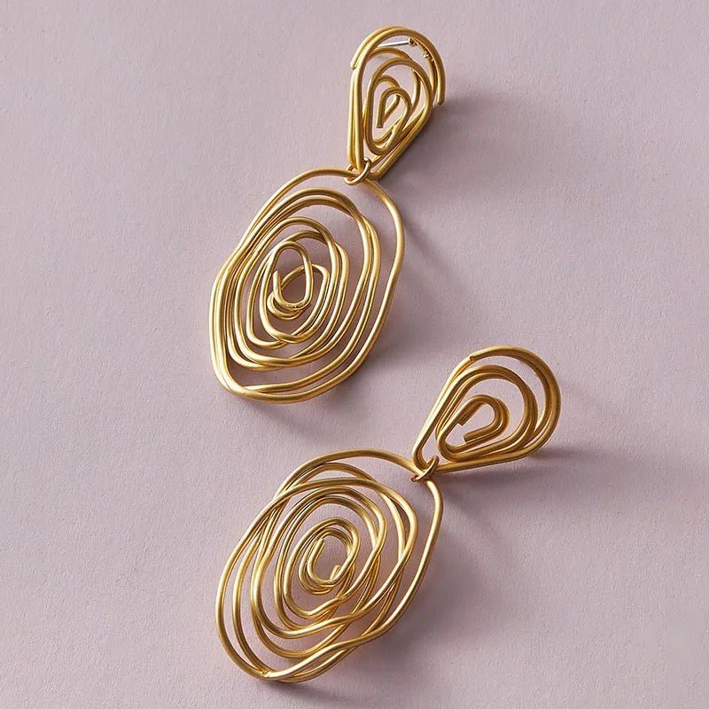 Κρεμαστά σκουλαρίκια boho (E1111) - earrings - charmy.gr