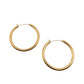 Σκουλαρίκια κρίκοι ατσάλινοι χοντροί διάμετρος 4.5 εκατοστά (E1197) - earrings - charmy.gr