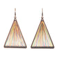 Τρίγωνα σκουλαρίκια boho (E1107)  - earrings - charmy.gr