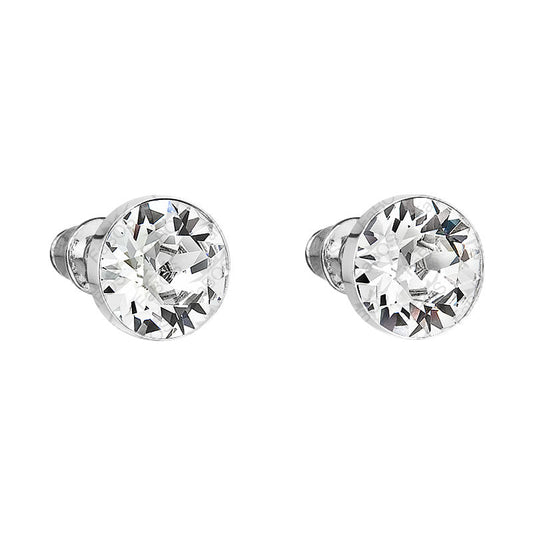 Χειροποίητα σκουλαρίκια καρφωτά με κρύσταλλο swarovski (F1037) – earrings – charmy.gr
