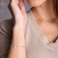 Χειροποίητο βραχιόλι σταυρός με κρύσταλλα Swarovski επιχρυσωμένο (F1059) – bracelet – charmy.gr