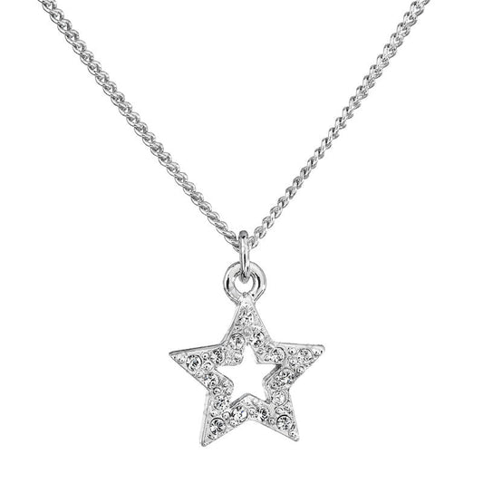 Χειροποίητο κολιέ με κρύσταλλα Swarovski αστέρι (F1057) – necklace – charmy.gr