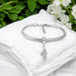 Ατσάλινο βραχιόλι με charm (B3259)