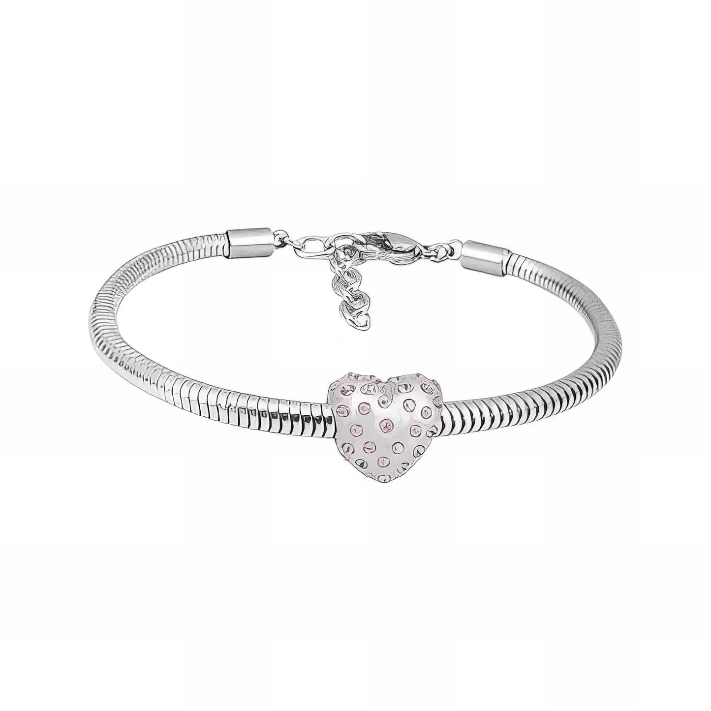 Ατσάλινο βραχιόλι με charm (B3260)