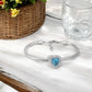 Ατσάλινο βραχιόλι με charm (B3269)