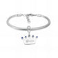 Ατσάλινο βραχιόλι με charm (B3273)