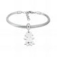 Ατσάλινο βραχιόλι με charm (B3280)