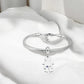 Ατσάλινο βραχιόλι με charm (B3281)