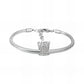 Ατσάλινο βραχιόλι με charm (B3283)