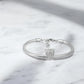 Ατσάλινο βραχιόλι με charm (B3283)