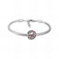 Ατσάλινο βραχιόλι με charm (B3287)