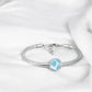 Ατσάλινο βραχιόλι με charm (B3289)