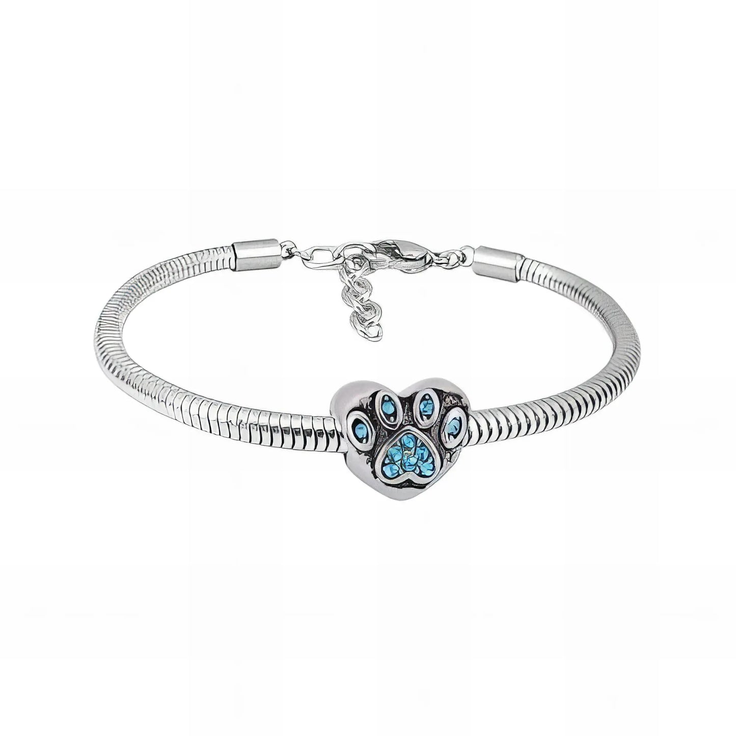 Ατσάλινο βραχιόλι με charm (B3296)