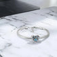 Ατσάλινο βραχιόλι με charm (B3296)