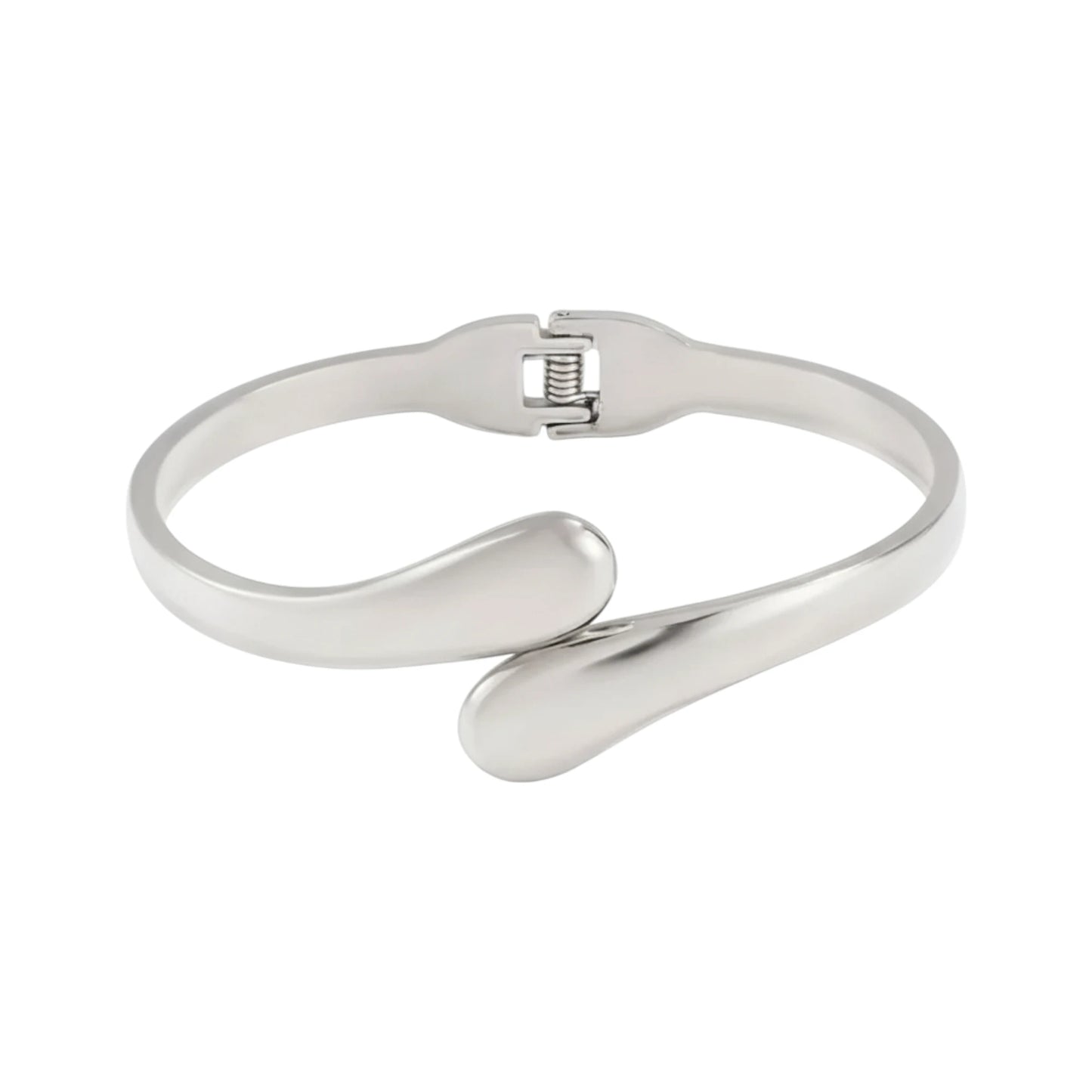 Ατσάλινο Βραχιόλι “Waterdrop” – Ασημί (B1741)