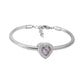 Ατσάλινο βραχιόλι με charm (B3343)