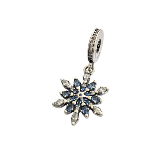 Charm από ασήμι 925 χιονονιφάδα (C1112-1)