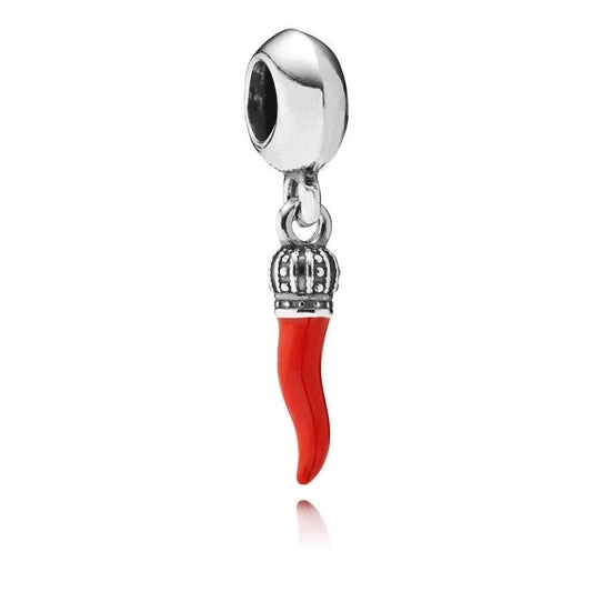 Charm από ασήμι 925 κόκκινη πιπεριά (C1123)