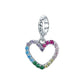 Charm από ασήμι 925 καρδιά (C1133)