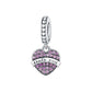 Charm από ασήμι 925 καρδιά only you (C1153)