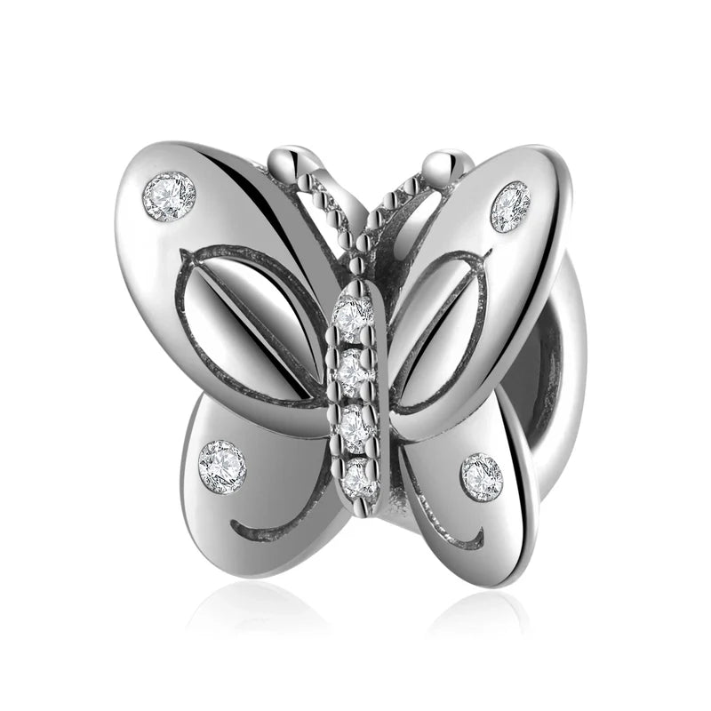 Charm από ασήμι 925 πεταλούδα (C1176)