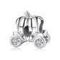 Charm από ασήμι 925 άμαξα κολοκύθα (C1193)
