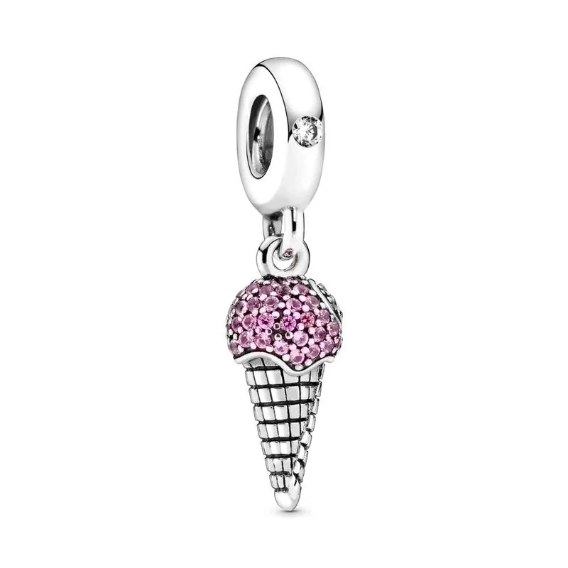 Charm από ασήμι 925 παγωτό (C1197)
