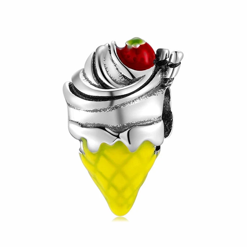 Charm από ασήμι 925 παγωτό (C1200)