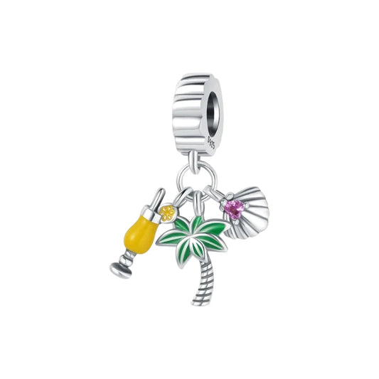 Charm από ασήμι 925 καλοκαιρινές διακοπές (C1236)