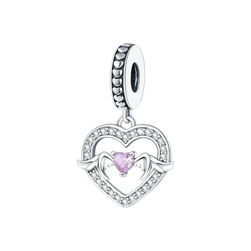 Charm από ασήμι 925 καρδιά (C1243)