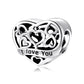 Charm καρδιά “I Love You” από ασήμι 925 (C1290)